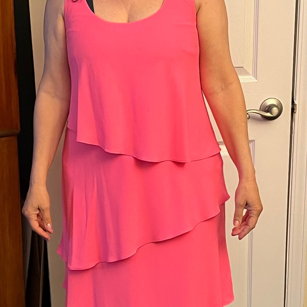 Hot pink dress by Shoshanna. Size 8.